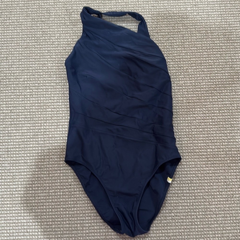 SUMMERSALT One Shoulder Navy One Piece Size 4